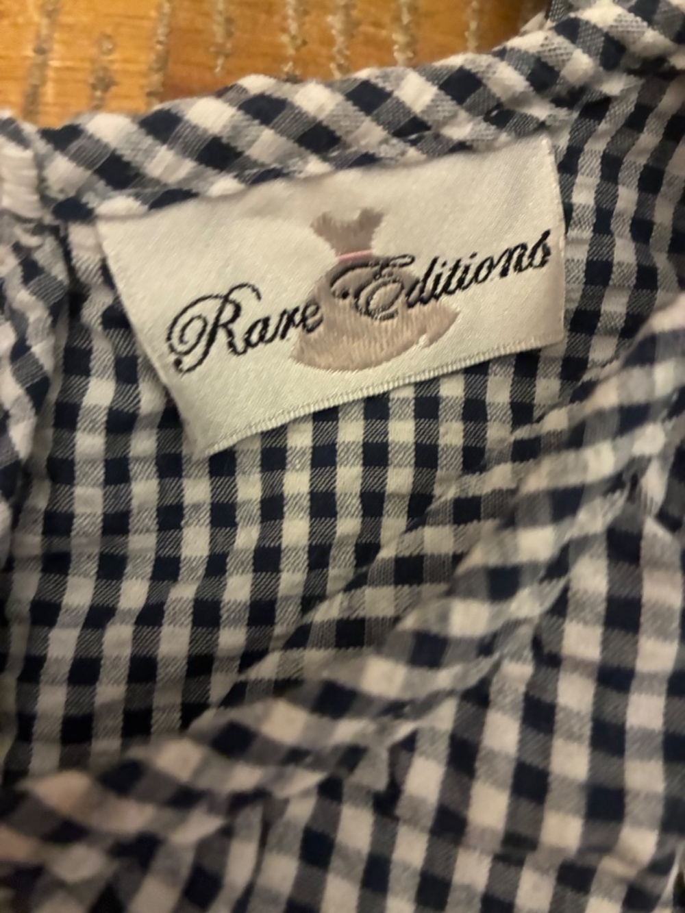 Cute gingham butterfly dress - Picture 2 of 3